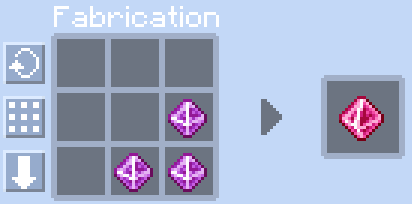 Craft Bonbon tier 4 vers Bonbon V : 4 bonbons magenta = 1 Bonbon V